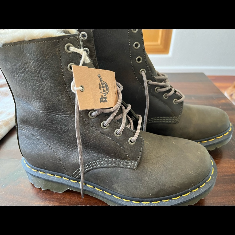 Army Green Dr. Marten’s purchased at Nordstrom’s. Size 10.
